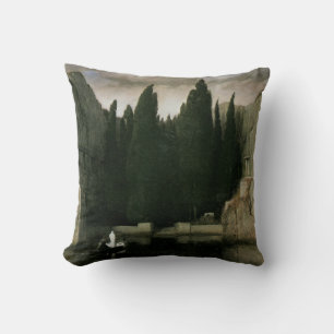 Isle of the Dead by Arnold Bocklin, Symbolism Art Cushion