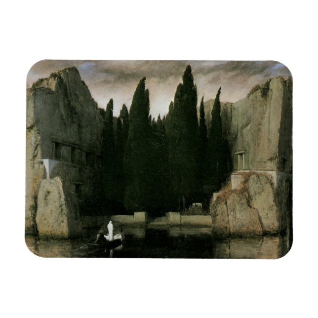 Isle of the Dead by Arnold Bocklin, Symbolism Art Magnet (Horizontal)