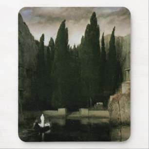 Isle of the Dead by Arnold Bocklin, Symbolism Art Mouse Mat