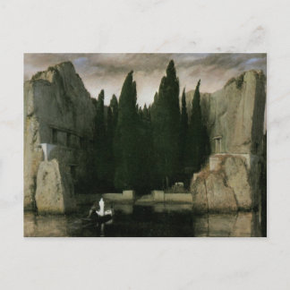 Isle of the Dead by Arnold Bocklin, Symbolism Art Postcard
