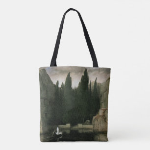 Isle of the Dead by Arnold Bocklin, Symbolism Art Tote Bag