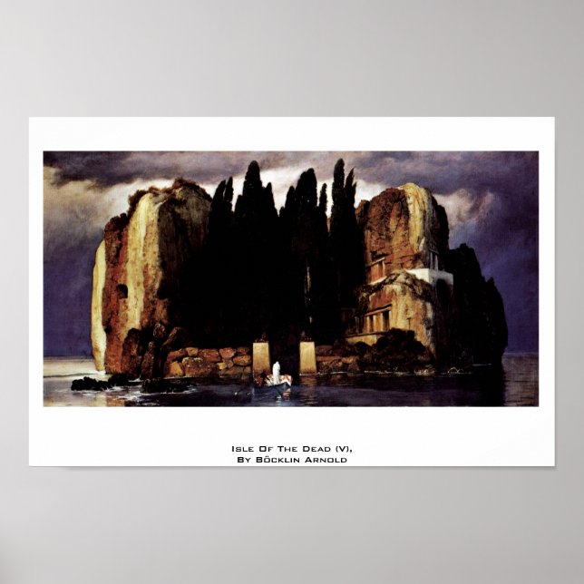 Isle Of The Dead (V),  By Böcklin Arnold Poster (Front)