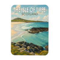 Isle of Tiree Scotland Illustration Travel Art