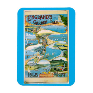 Isle of Wight, England, Garden Isle, Travel  Magnet