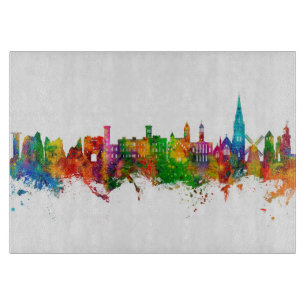 Isle of Wight England Skyline Cutting Board