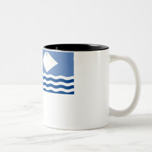 Isle of Wight Flag Two-Tone Coffee Mug
