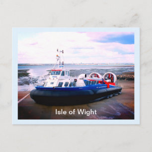 "Isle of Wight" hovercraft Postcard