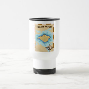 Isle of Wight Treasure map travel poster Travel Mug