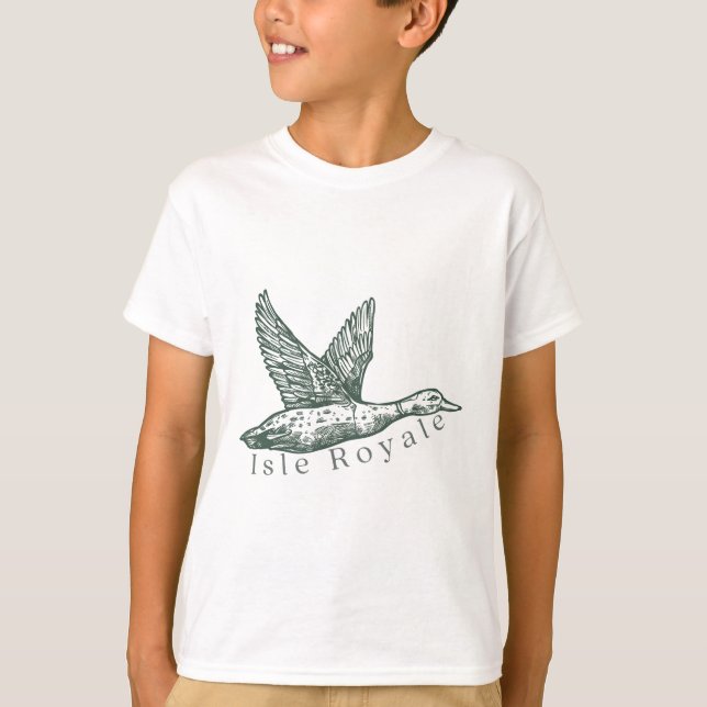 Isle Royale duck logo T-Shirt (Front)