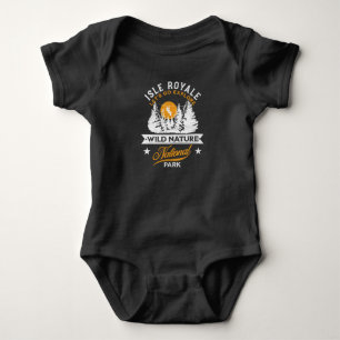 Isle Royale National Park Baby Bodysuit