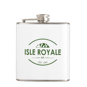 Isle Royale National Park Hip Flask