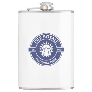 Isle Royale National Park Hip Flask