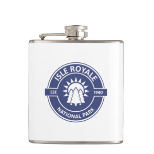 Isle Royale National Park Hip Flask