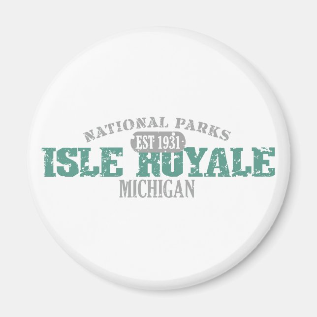 Isle Royale National Park Magnet (Front)