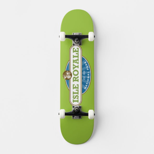 Isle Royale National Park - Michigan Skateboard (Front)