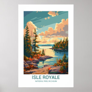 Isle Royale National Park Michigan USA  Poster