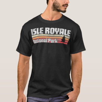 Isle Royale National Park Retro Style Vintage 70s  T-Shirt