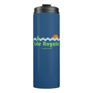 Isle Royale National Park Retro Thermal Tumbler