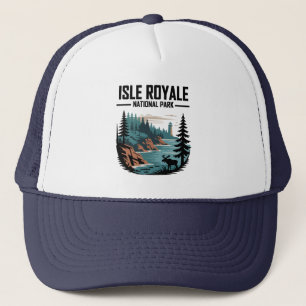 Isle Royale National Park Scenic Wilderness Trucker Hat