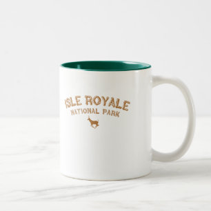 Isle Royale National Park Two-Tone Coffee Mug