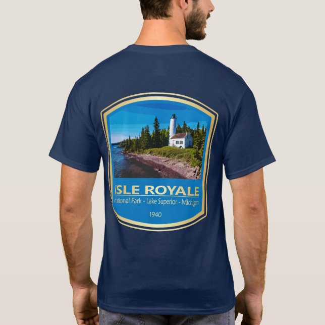 Isle Royale NP (PF1) T-Shirt (Back)