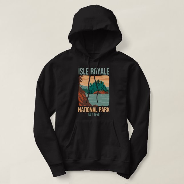 Isle Royale Us National Park Michigan_777 Hoodie (Design Front)