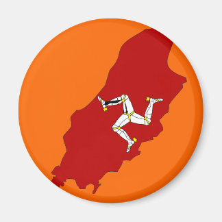Isleofman flag map magnet