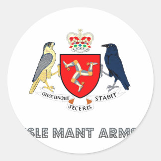 Isles Emblem Classic Round Sticker