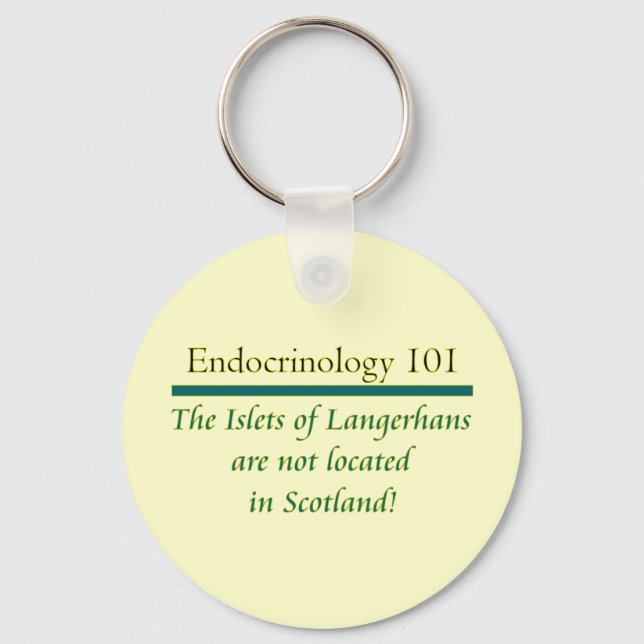 Islets of Langerhans Key Ring (Front)