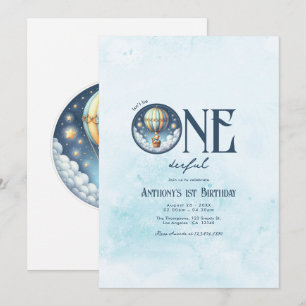 Isn’t He ONEderful 1st Birthday Party Invitation