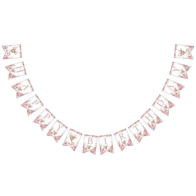Isn’t She One Deerful Birthday Bunting Bunting (All)