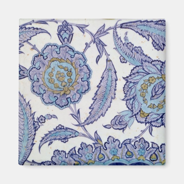 Isnik earthenware tile, c.1520-50 magnet (Front)