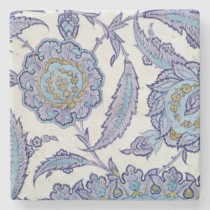 Isnik earthenware tile, c.1520-50 stone coaster