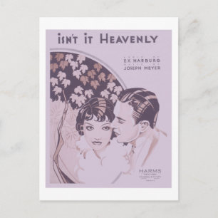 Isn't It Heavenly Songbook Cover Postcard