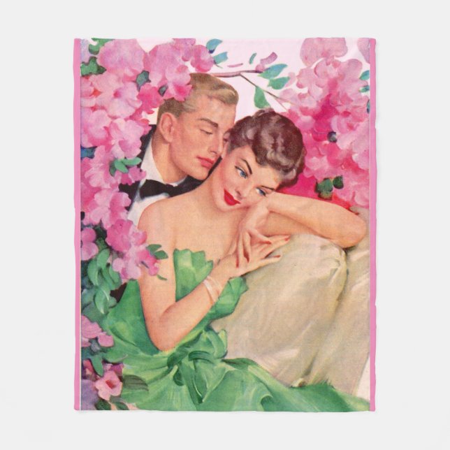 Isn't It Romantic Fleece Blanket (Front)