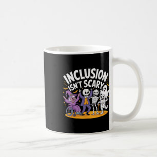 Isn't Scary Teacher Skeleton Ghost Cute Halloween Coffee Mug