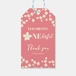 Isn't She Lovely Daisy 1st Birthday Cute Flowers Gift Tags