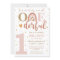 Isn't She Onederful 1st Birthday Invitation Boho