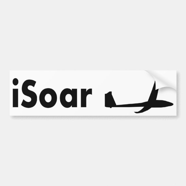 iSoar Bumper Sticker (Front)