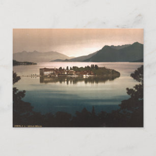 Isola Bella by Moonlight, Lake Maggiore, Italy Postcard