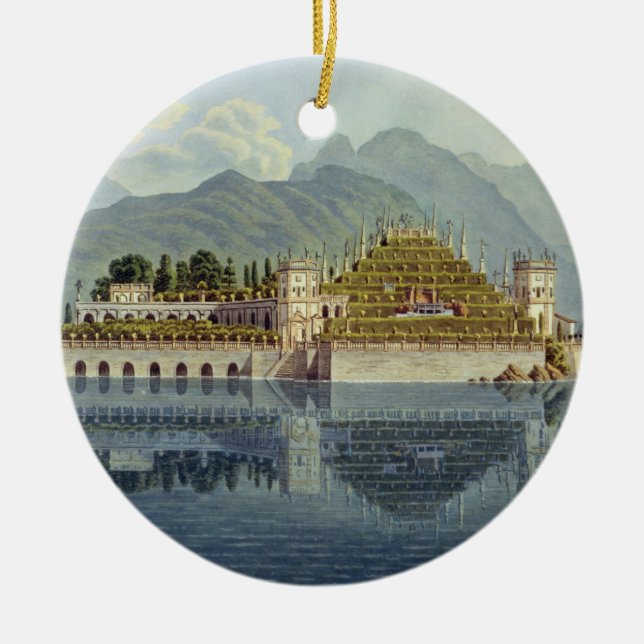 Isola Bella, Lake Maggiore: the terraced gardens, Ceramic Tree Decoration (Front)