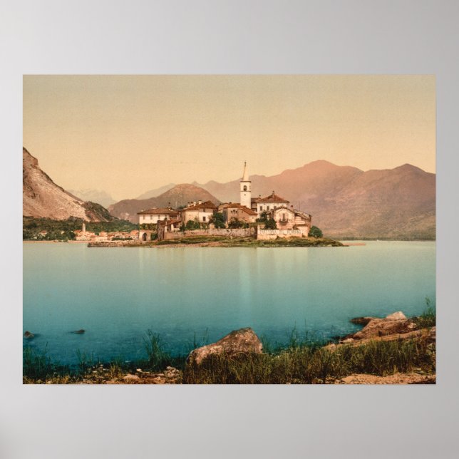 Isola Pescatori I, Lake Maggiore, Italy archival Poster (Front)