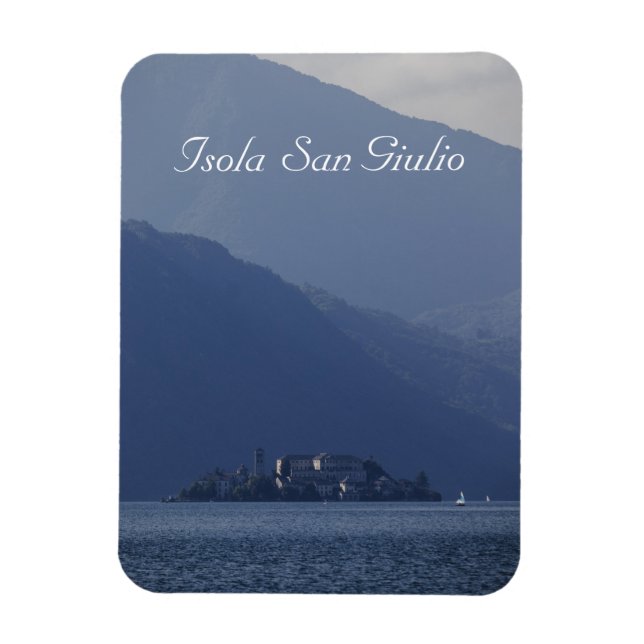 Isola San Giulio, Lake Orta, Italy Magnet (Vertical)