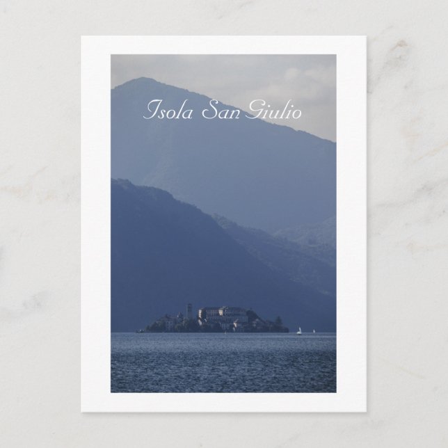 Isola San Giulio, Lake Orta, Italy Postcard (Front)