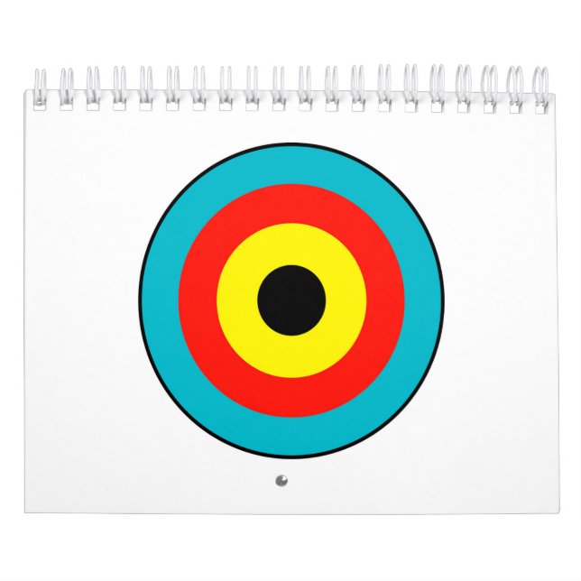 Isolated Archery Target Calendar (Cover)