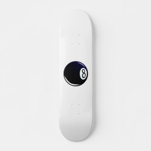 Isolated Eight Ball Skateboard