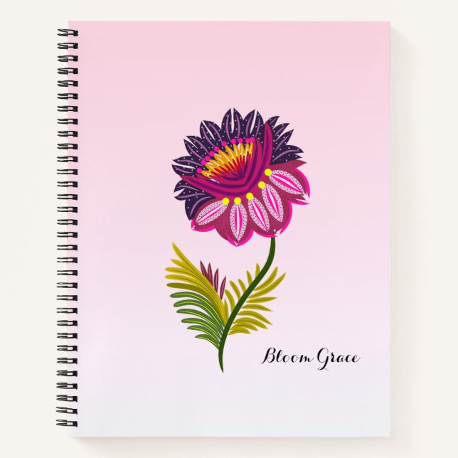 Isolated flower notebook (Front)