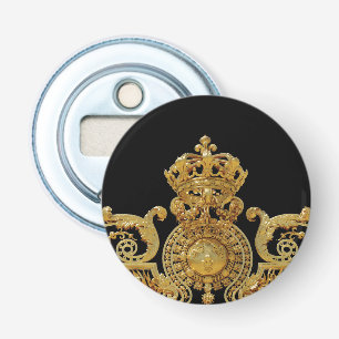 Isolated Golden gate of Versailles castle - France Bottle Opener