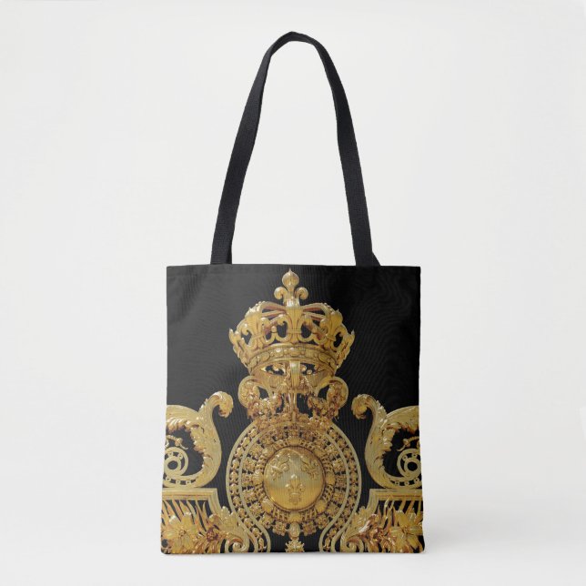 Isolated Golden gate of Versailles castle - France Tote Bag (Front)