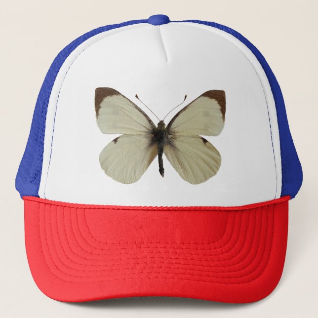 Isolated male Large White butterfly   Trucker Hat (Front)